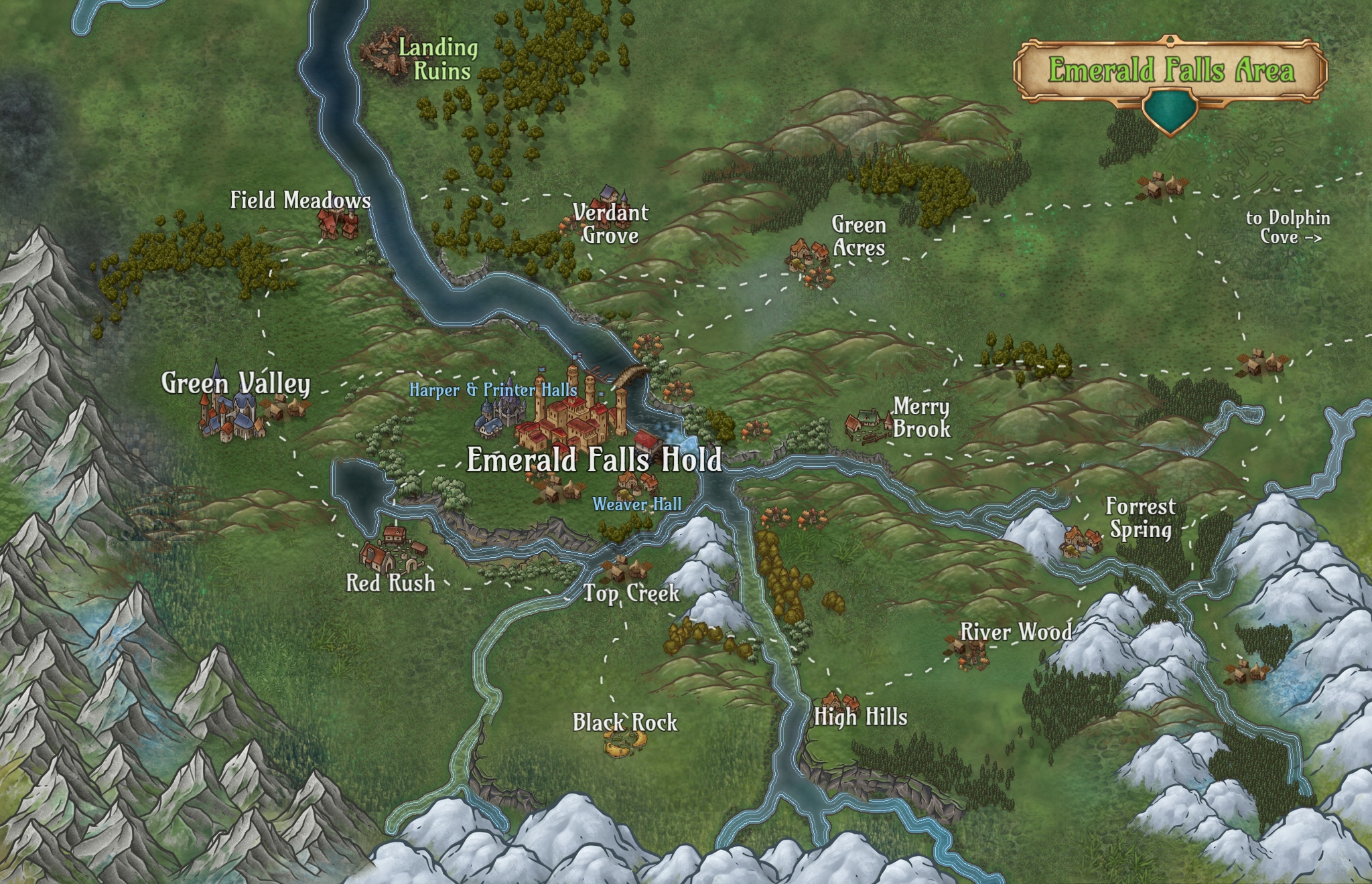 Emerald Falls Territory